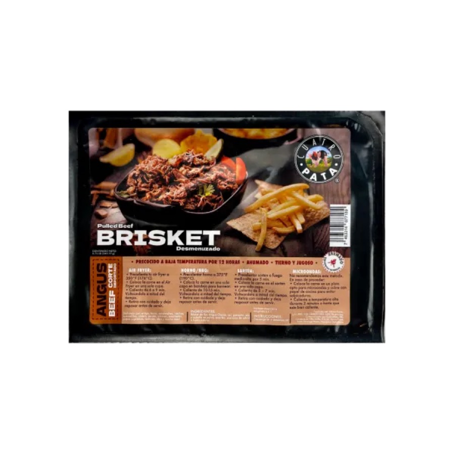 Pulled Beef Brisket Angus CuatroPata